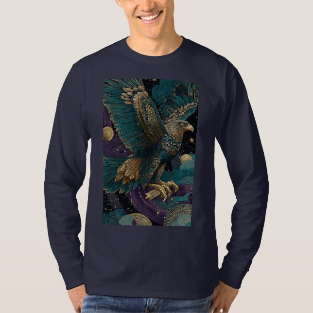Camiseta Zellige de águia marroquina  (Frente)