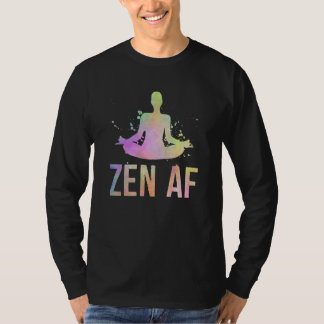 Camiseta Zen AF Ioga Meditação Om Pose Citação de Ioga Piad