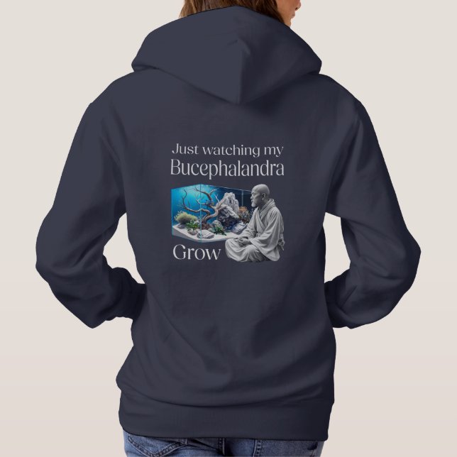 Camiseta Zen and Bucephalandra – The Art of Aquascaping (Verso)