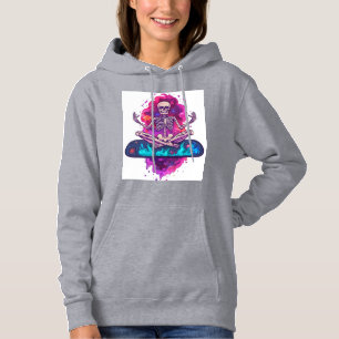 Camiseta Zen até os Ossos � Esqueleto de Yoga Espacial Dive