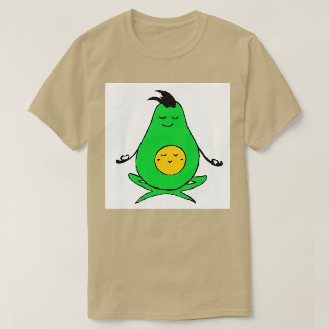 CAMISETA ZEN AVOCADO (Frente do Design)