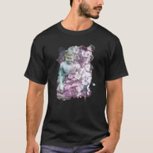 *~* Zen Buddha Flores Pastel Black Men