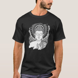 Camiseta Zen Buddha Mandala Spiritual Asian Style Meditatio