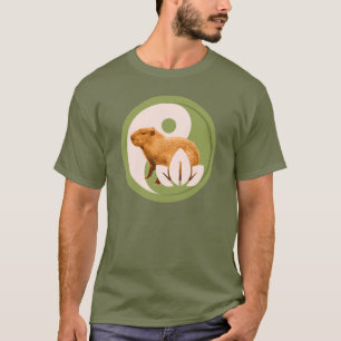 Camiseta Zen Capybara Yin Yang