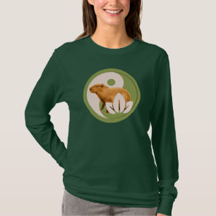 Camiseta Zen Capybara Yin Yang