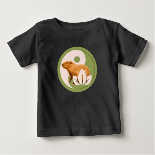Camiseta Zen Capybara Yin Yang