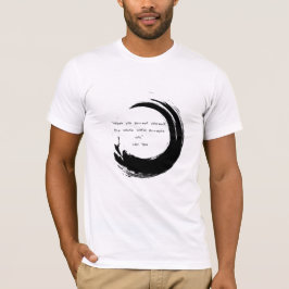 Camiseta Zen Citação: Sabedoria e Meditação