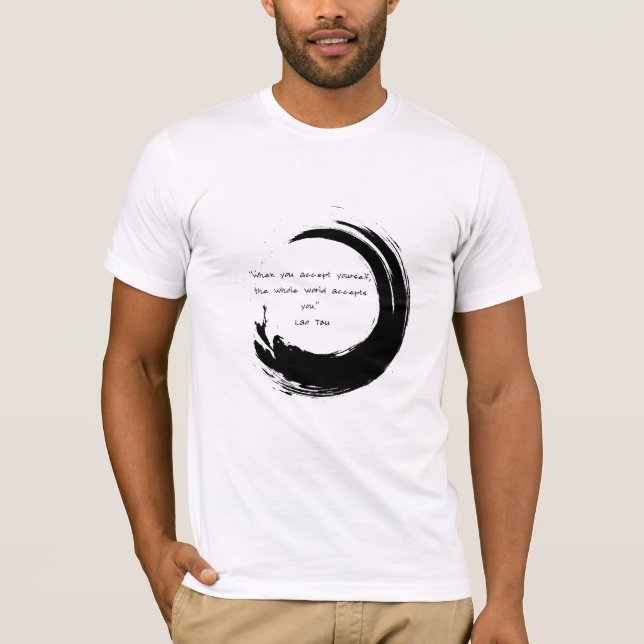 Camiseta Zen Citação: Sabedoria e Meditação (Frente)