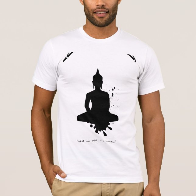 Camiseta Zen Citação: Sabedoria e Meditação (Frente)