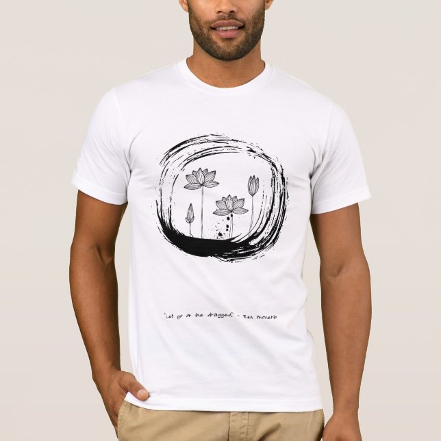Camiseta Zen Citação: Sabedoria e Meditação (Frente)