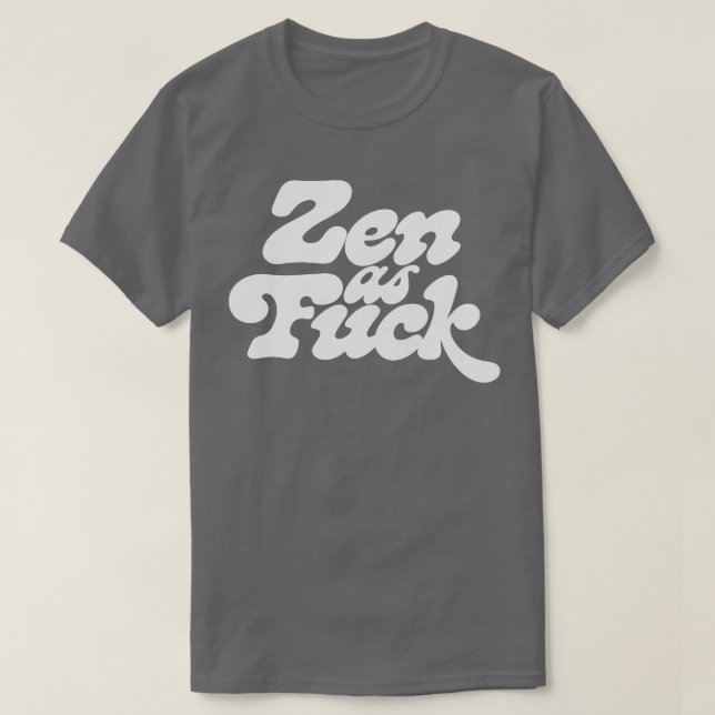 Camiseta Zen como Design de Tipografia Retroativa 4 (Frente do Design)
