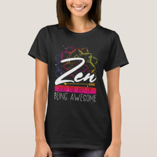 Camiseta Zen De Impressão Secundária E O De Ser Incrível Bu