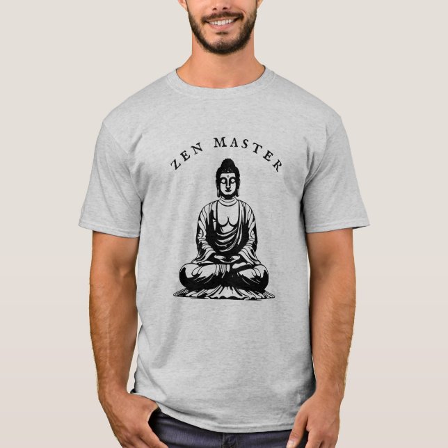 Camiseta Zen Master - Meditação Buda (Frente)