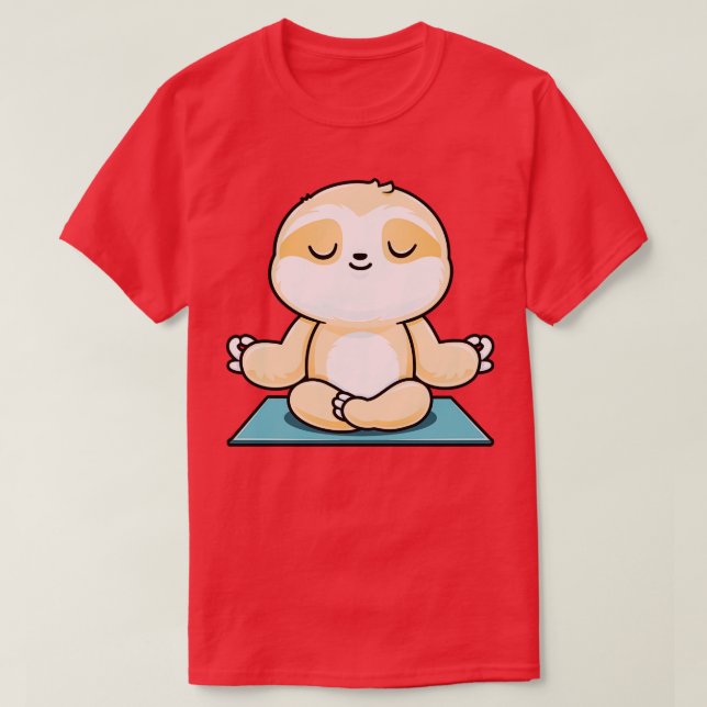 Camiseta Zen Meditando Ioga Cuta Lama (Frente do Design)