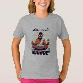 Camiseta Zen Mode, Engage! ⚡ Adultação é uma falha