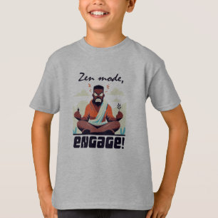 Camiseta Zen Mode, Engage! ⚡ Adultação é uma falha