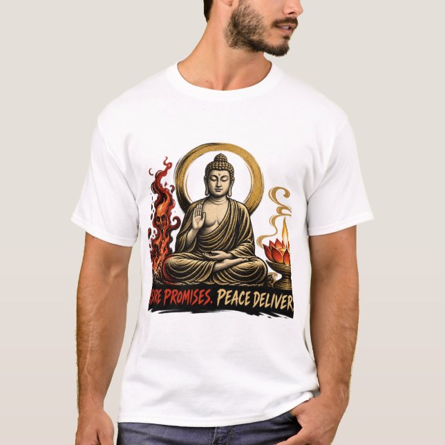 Camiseta Zen: O Desejo Passa, a Paz Permanece (Frente)