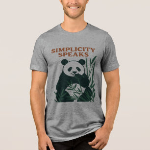 Camiseta Zen Panda - Simplicidade Fala Design