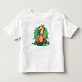 Camiseta Zen Parrot - Arte sobre Meditação Tropical