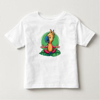 Camiseta Zen Parrot - Arte sobre Meditação Tropical