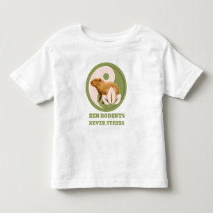 Camiseta Zen Rodents Nunca Stress Capybara