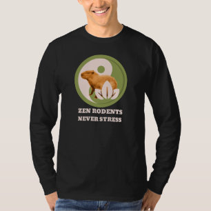 Camiseta Zen Rodents Nunca Stress Capybara
