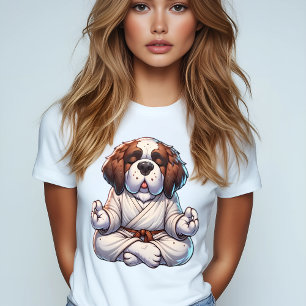 Camiseta Zen Santo Bernard Dog Art