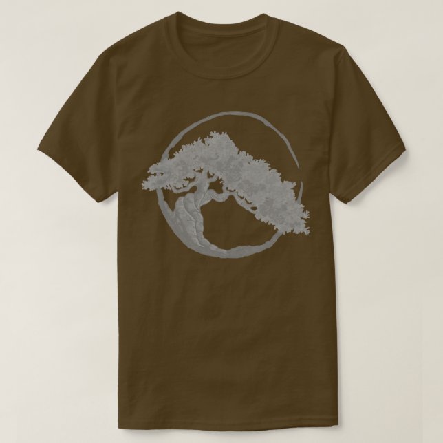 Camiseta Zen Tree Bonsai (Frente do Design)