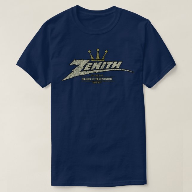 Camiseta Zenith Royalty da Rádio e Televisão 1923 (Frente do Design)
