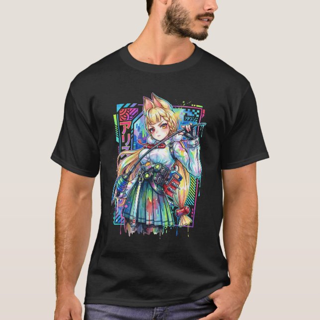 Camiseta Zenless Zone Zero Alice Thymefield Dança da Espada (Frente)