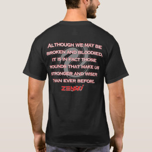 Camiseta Zensei - Saber e Camisa-T Mais Forte
