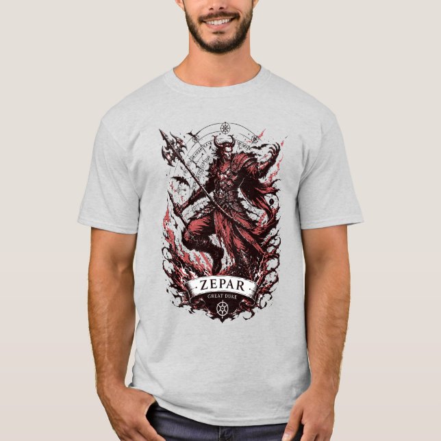 Camiseta Zepar Comandante Carmesim do Caos (Frente)