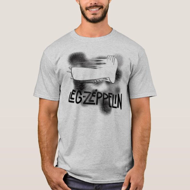 Camiseta zepelim do pé (Frente)