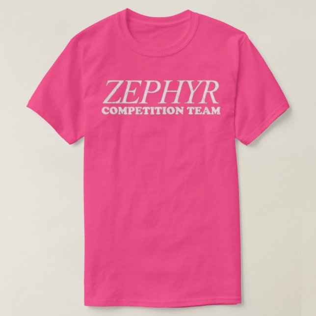 Camiseta ZEPHYR Competition Team Skater Surfer 70s Vintage (Frente do Design)