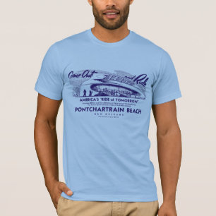 Camiseta Zephyr na Praia de Pontchartrain