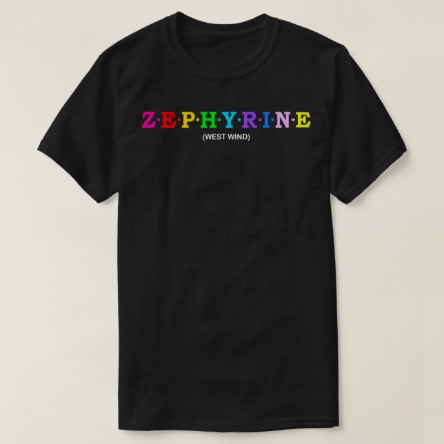 Camiseta Zephyrine West Wind (Frente do Design)