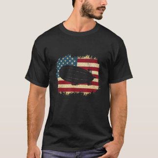 Camiseta Zeppelin retrô anos 70 80 Dirigível Zepelim Z