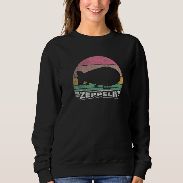 Camiseta Zeppelin Vintage Retro Zeppelin Dirigible Airship (Frente)