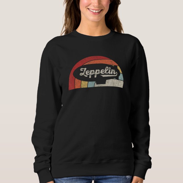 Camiseta Zeppelin Vintage Retro Zeppelin Shirt Dirigible Ai (Frente)