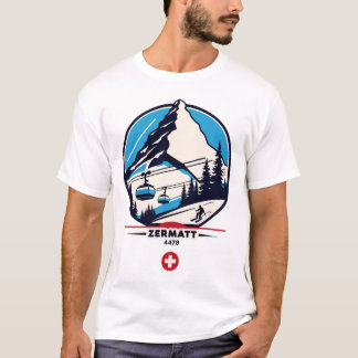 Camiseta Zermatt 4478 - Esquiando no Problemhorn