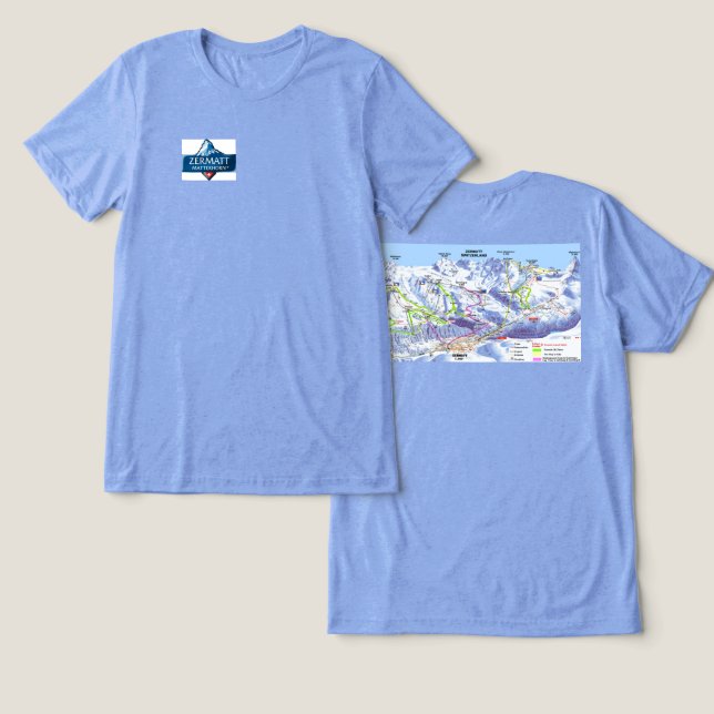 Camiseta Zermatt Ski Shirt (Design Frente e Verso)