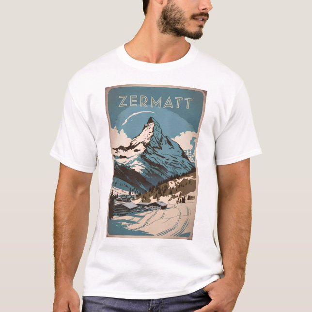 Camiseta Zermatt Vintage (Frente)