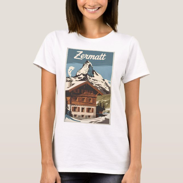 Camiseta Zermatt Vintage (Frente)