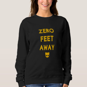 Camiseta Zero 0 Pés De Cruzamento Engraçado De Gay