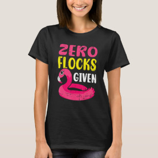 Camiseta Zero Bandos Dado Flamingo Rosa Ave Pernalta