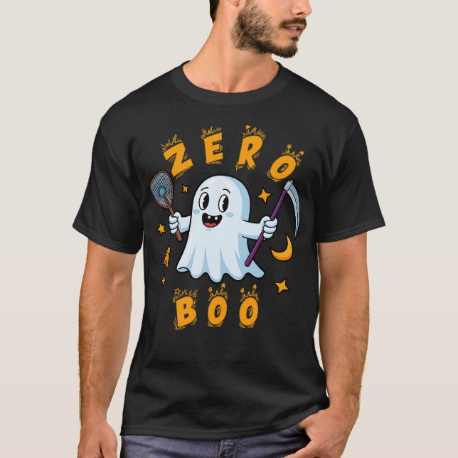 Camiseta zero boo funny halloween (Frente)
