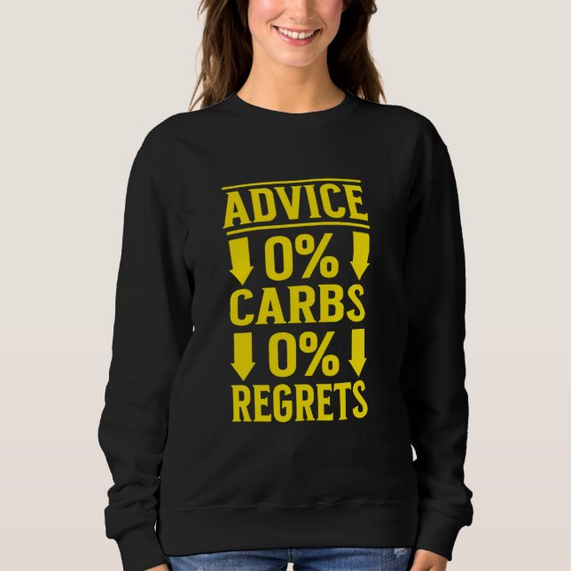 Camiseta Zero Carbs Zero Lamenta Keto Diet Ketovore Meat Di (Frente)