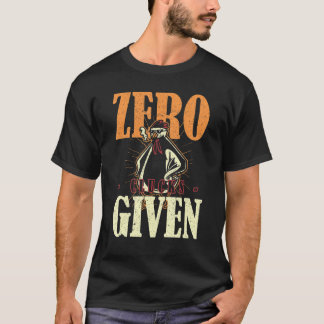 Camiseta Zero Clucks Dado Pijamas De Frango