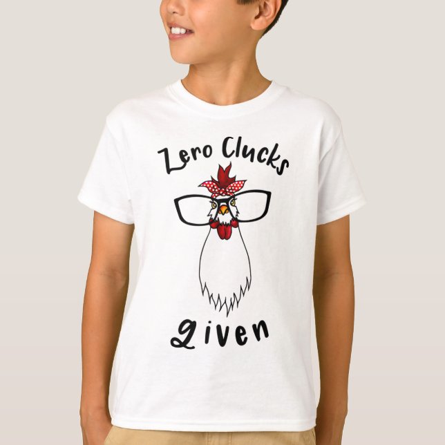 Camiseta Zero Cluques Dados Fazendeiro De Fazenda De Frango (Frente)