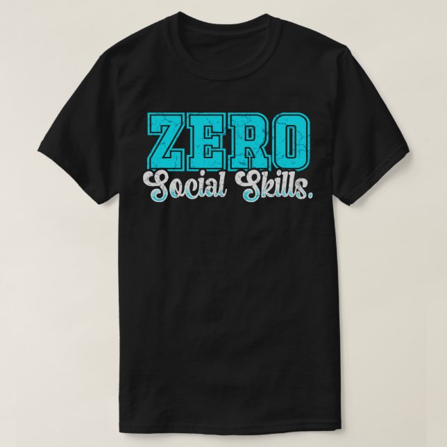 Camiseta Zero Competências Sociais (Frente do Design)